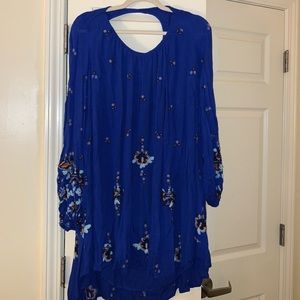 Royal blue Free People dress. XS.